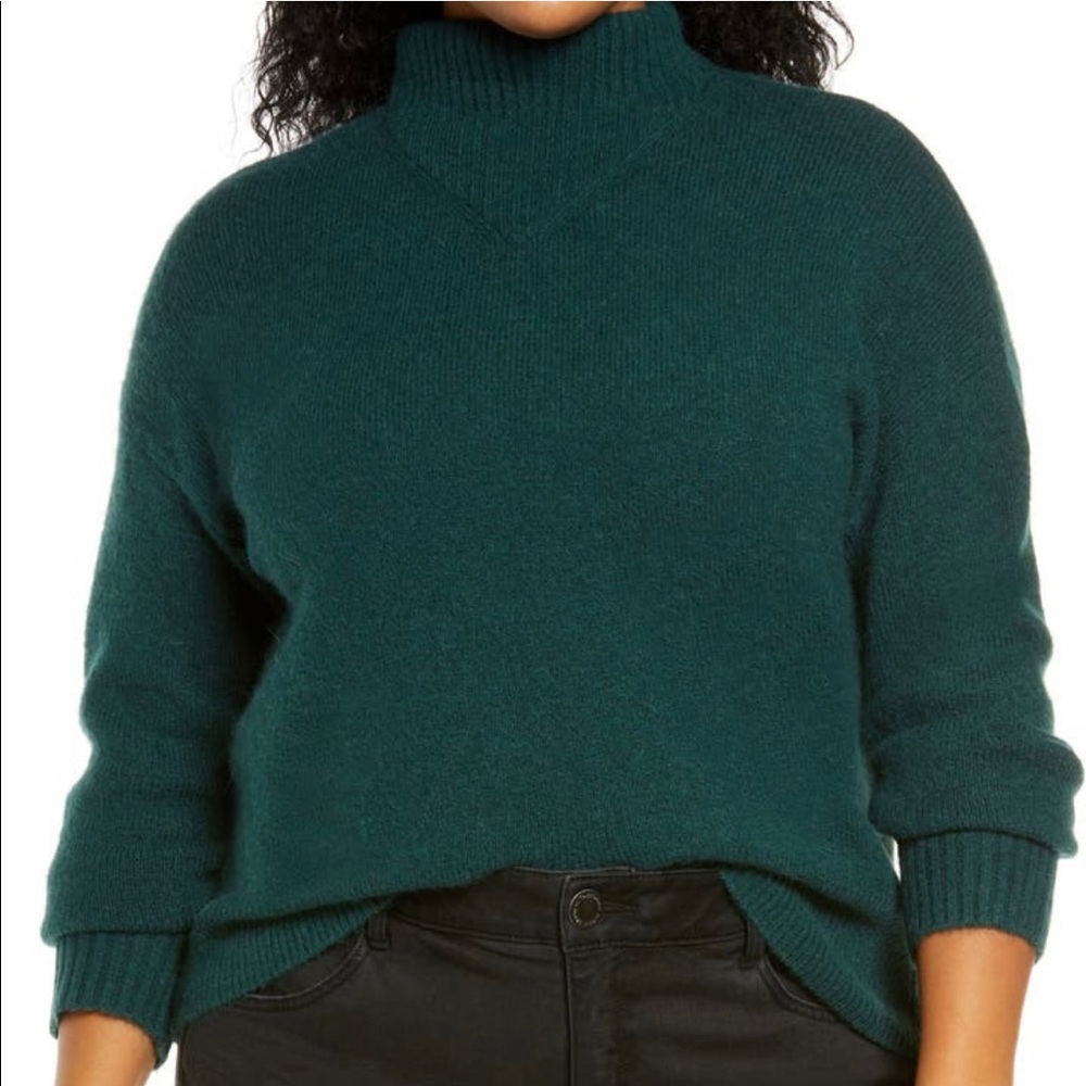 Madewell Dillon Mockneck Pullover - Large, NWT
